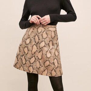 JUST Female | Naomi Suede Leather Skirt